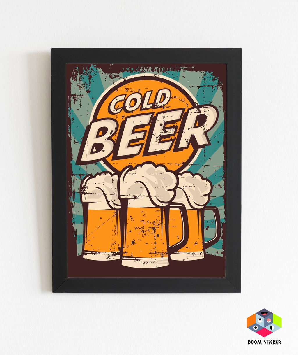 Cold Beer Poster