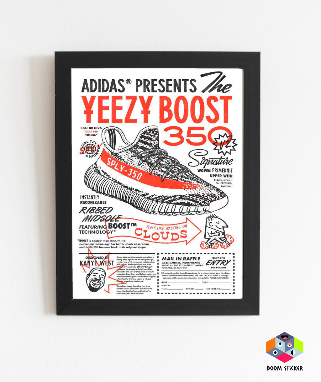 Adidas yeezy Poster