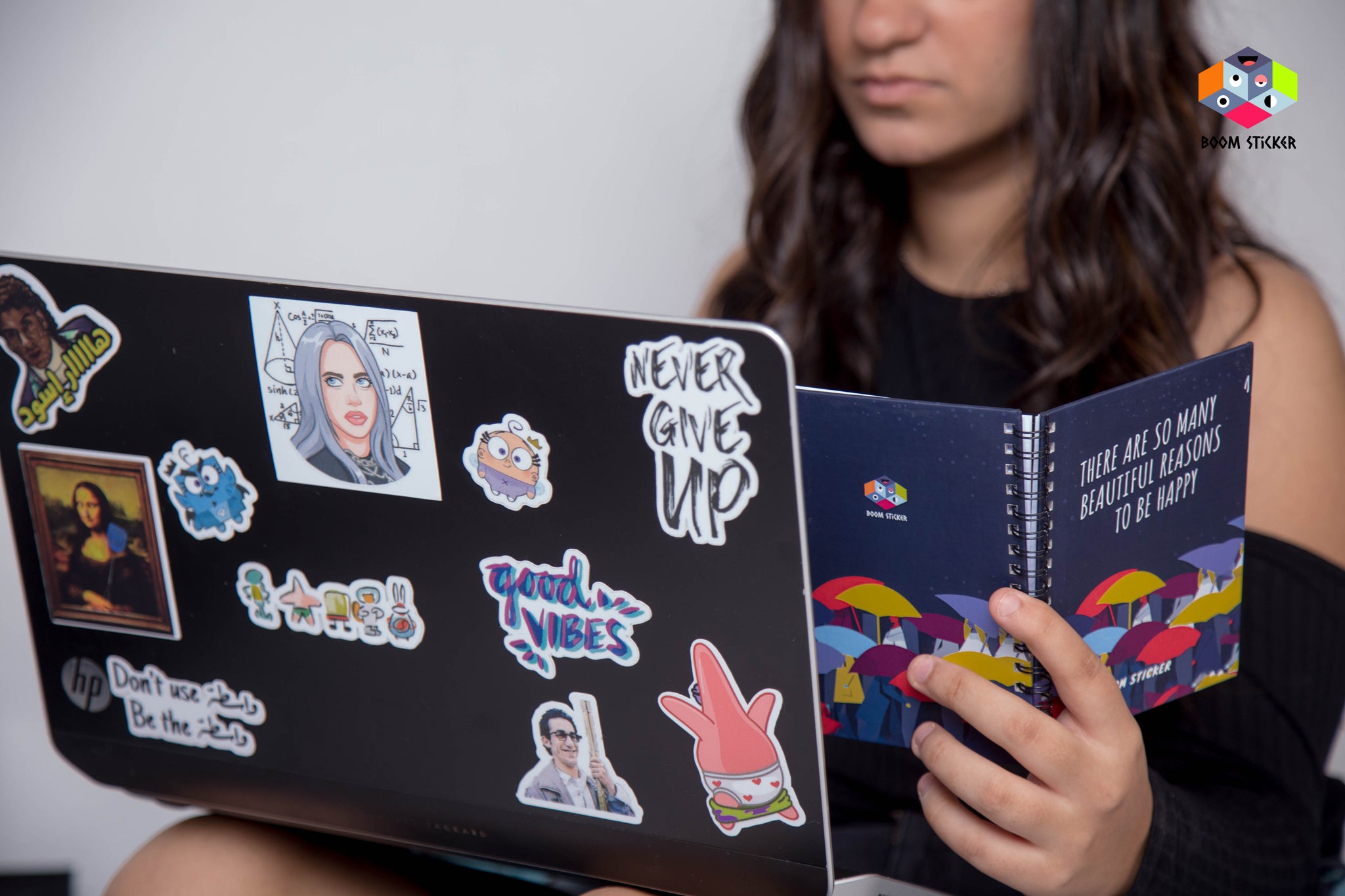 There are so many beautiful reasons to be happy Notebook
