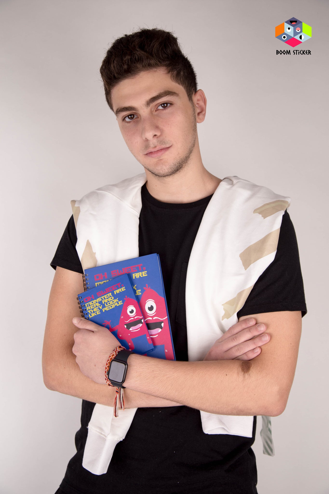 Oh sweet, monster are real and thay look like people Notebook