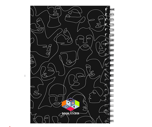 Don't just exist, live Notebook (black)