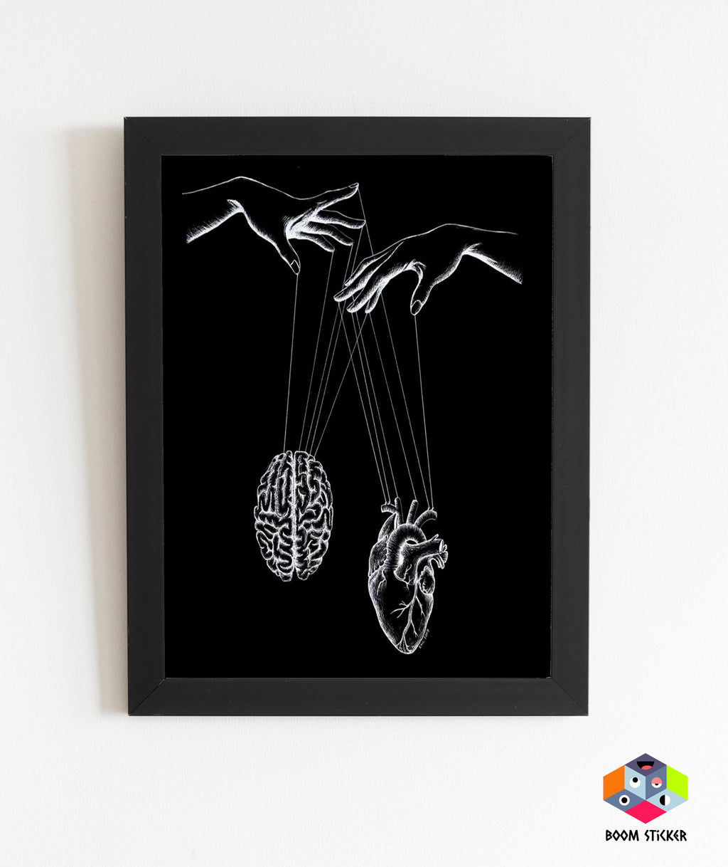 Mind and Heart Poster