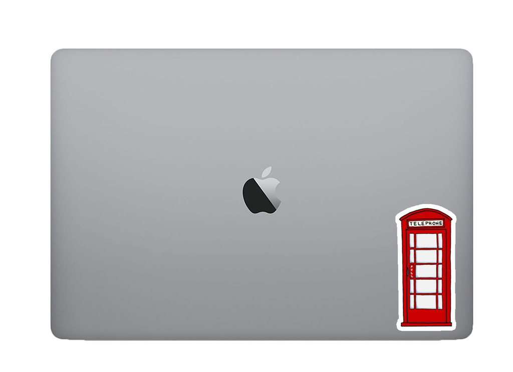 London telephone booth Sticker