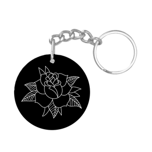 Flower NFC keychain tag