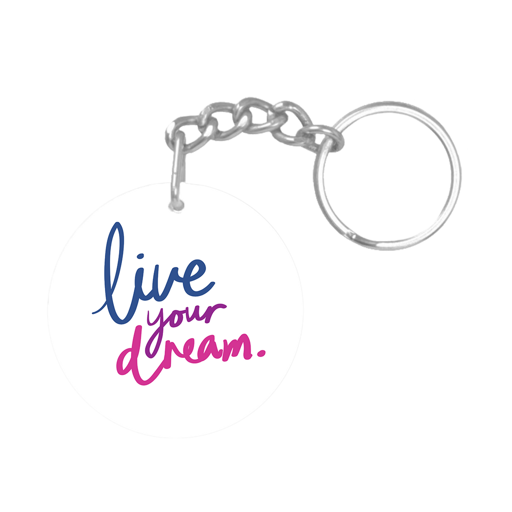 Live your dream NFC keychain tag