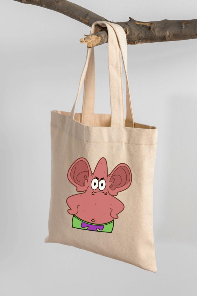 patrick star tote bag