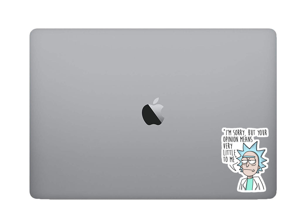 I don't care sticker