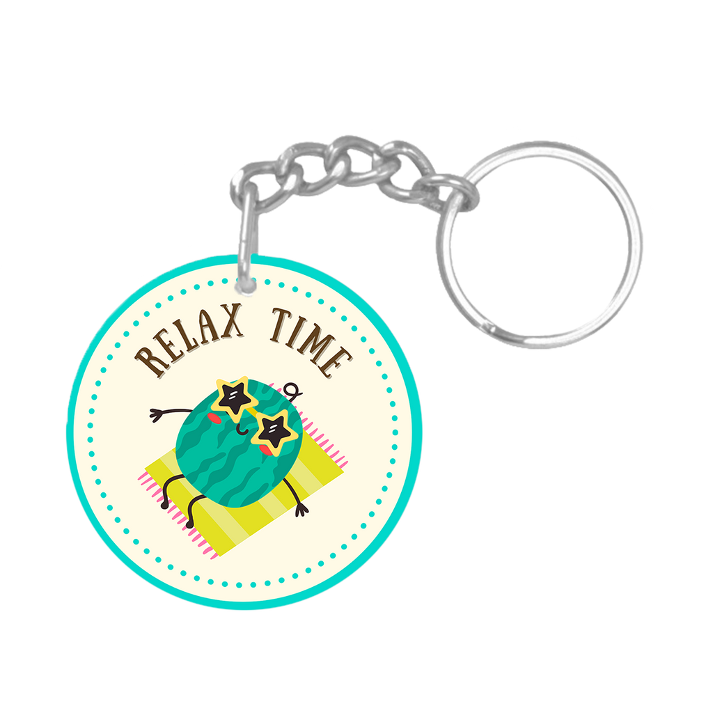 Relax time NFC keychain tag