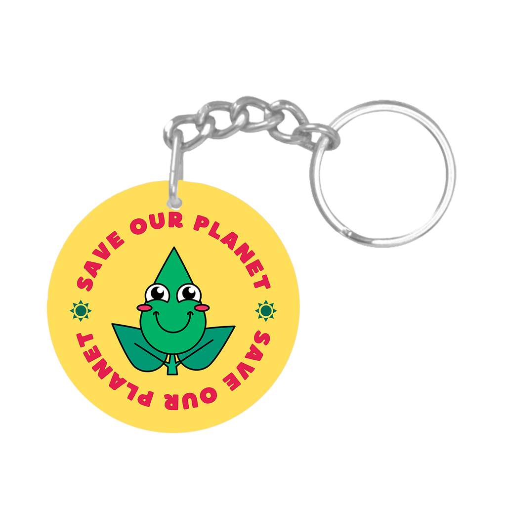 Save our planet NFC keychain tag