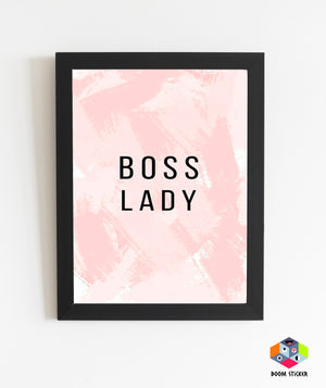 Boss lady Poster