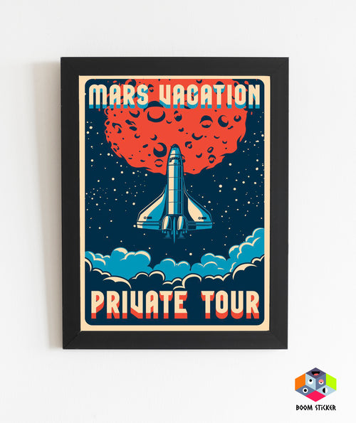Mars vacation Poster
