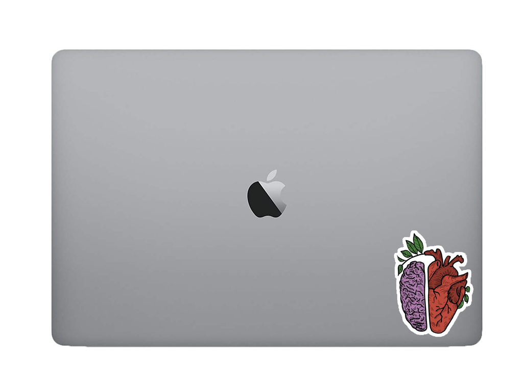 Heart and Mind Sticker