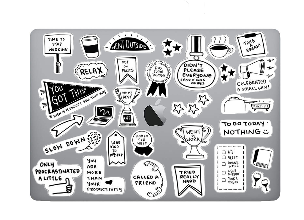 29 collection work Stickers