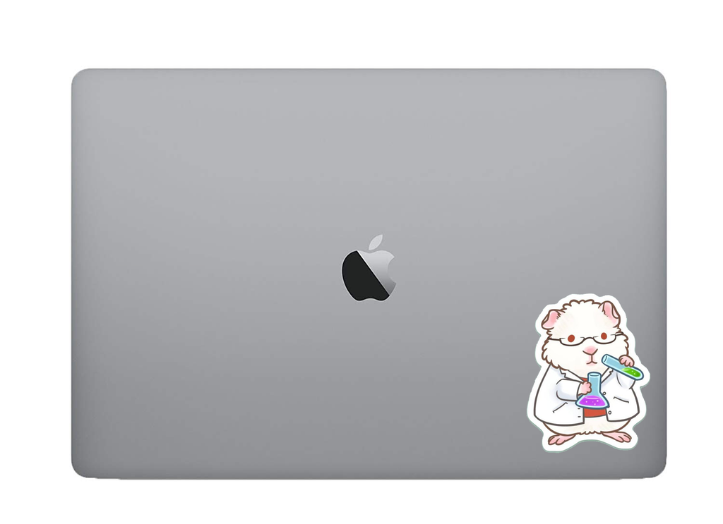 Science hamster Sticker